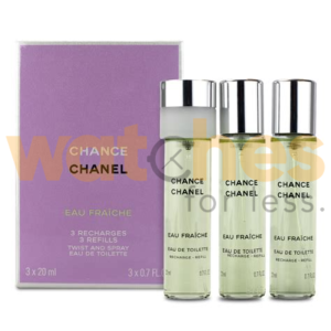 CHANEL CHANCE EAU FRAICHE MEN EDT 3X20ML (WFL Ref GS1115)