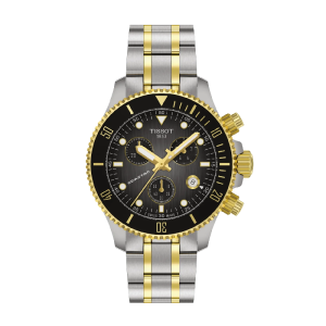 TISSOT Men’s Swiss Made Powermatic Two-Tone Stainless Steel Grey Dial 38mm Watch T120.217.22.061.00
