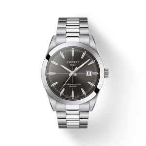 TISSOT Men’s Swiss Made Powermatic Silver Stainless Steel Grey Dial 40mm Watch T127.407.11.061.01