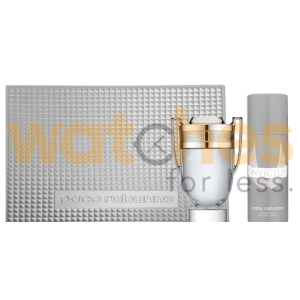 PACO RABANNE INVICTUS FOR MEN EDT 100ML+DEO SPRAY 150ML GIFT SET (WFL Ref GS1220)
