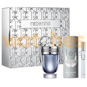 PACO RABANNE INVICTUS FOR MEN EDT 100ML+DEO SPRAY 150+EDT 10ML GIFT SET (WFL Ref GS1219)