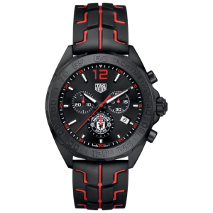 Tag Heuer Formula 1 Men’s Swiss Made Black Silicone Strap Black Dial 43mm Watch CAZ101J.FT8027