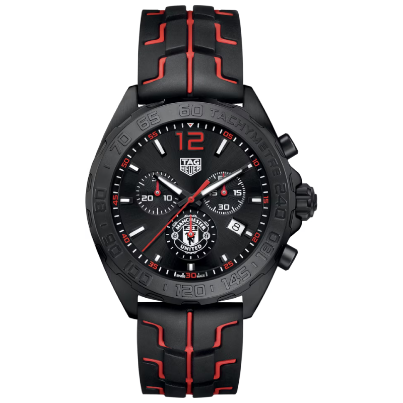 Tag Heuer Formula 1 Men’s Swiss Made Black Silicone Strap Black Dial 43mm Watch CAZ101J.FT8027