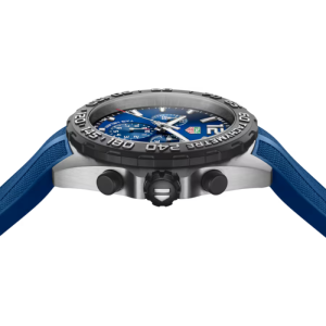 Alternative view of Tag Heuer Formula 1 Chronograph Men’s Swiss Made Blue Silicone Strap Blue Dial 43mm Watch CAZ101AV.FT8077