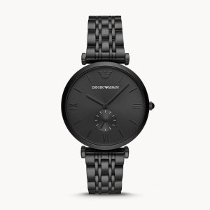 Emporio Armani Men’s Chronograph Quartz Stainless Steel Black Dial 40mm Watch AR11299 (Shelf Leftover)