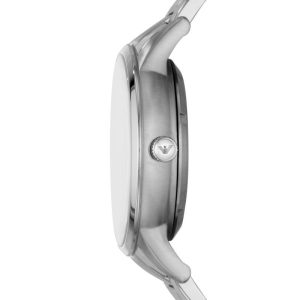 Alternative view of Emporio Armani Men’s Automatic Silver Stainless Steel Black Dial 43mm Watch AR60055 (Shelf Leftover)