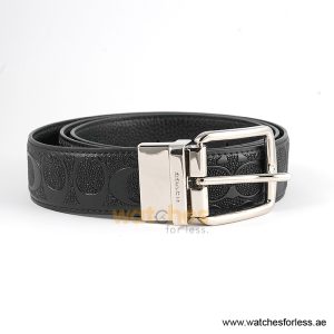 Coach Men’s Reversible Leather Belt with Buckle Gift Set CH-10005 - Image 4