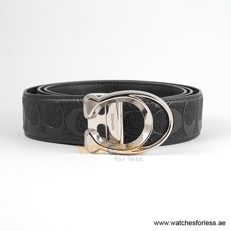 Coach Men’s Reversible Leather Belt with Buckle Gift Set CH-10005 - Image 3
