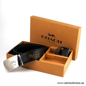 Alternative view of Coach Men’s Reversible Leather Belt with Buckle Gift Set CH-10007