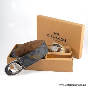 Alternative view of Coach Men’s Reversible Leather Belt with Buckle Gift Set CH-10008