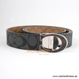 Coach Men’s Reversible Leather Belt with Buckle Gift Set CH-10008 - Image 3