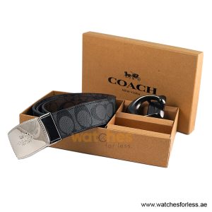Alternative view of Coach Men’s Reversible Leather Belt with Buckle Gift Set CH-10009