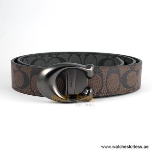 Coach Men’s Reversible Leather Belt with Buckle Gift Set CH-10009 - Image 4