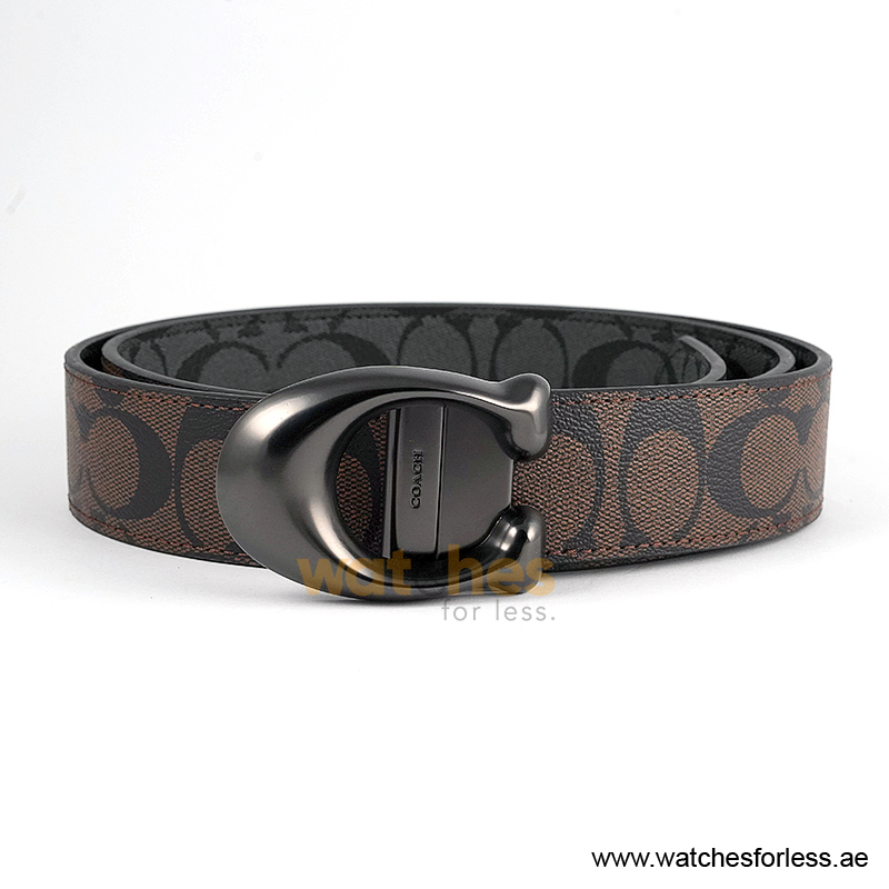 Coach Men’s Reversible Leather Belt with Buckle Gift Set CH-10009 - Image 4