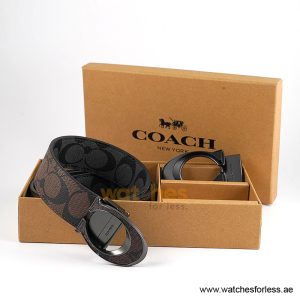 Alternative view of Coach Men’s Reversible Leather Belt with Buckle Gift Set CH-10014