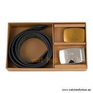 Coach Men’s Reversible Leather Belt with Buckle Gift Set CH-10015