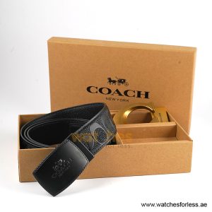 Alternative view of Coach Men’s Reversible Leather Belt with Buckle Gift Set CH-10017