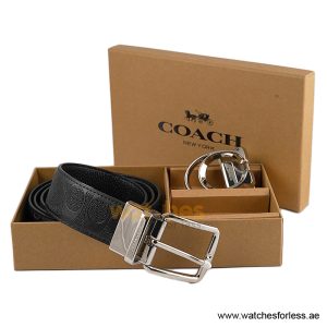 Alternative view of Coach Men’s Reversible Leather Belt with Buckle Gift Set CH-10021