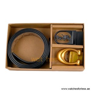 Coach Men’s Reversible Leather Belt with Buckle Gift Set CH-10026