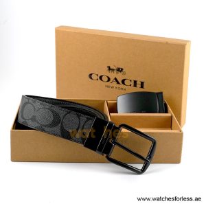 Alternative view of Coach Men’s Reversible Leather Belt with Buckle Gift Set CH-10044