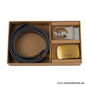 Coach Men’s Reversible Leather Belt with Buckle Gift Set CH-10045
