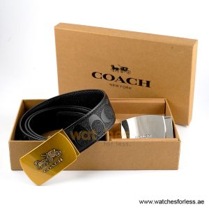 Alternative view of Coach Men’s Reversible Leather Belt with Buckle Gift Set CH-10046