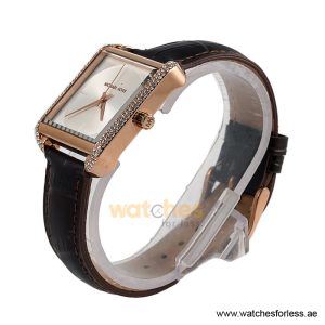 Alternative view of Michael Kors Women’s Quartz Brown Leather Strap White Dial 32mm Watch MK2610/2 (Shelf Leftover)
