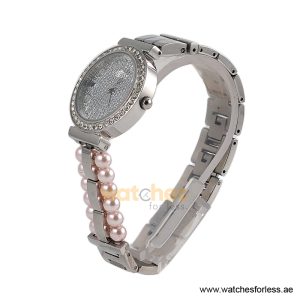 Alternative view of Guess Women’s Quartz Two Tone Stainless Steel Silver Dial 30mm Bracelet Watch GW0531L1 (Shelf Leftover)