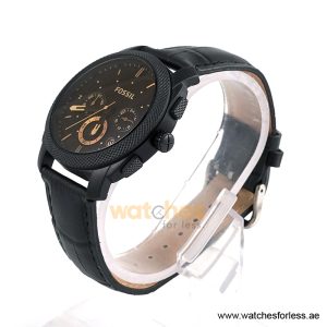 Alternative view of Fossil Men’s Quartz Black Leather Strap Black Dial 42mm Watch FS5251 (Shelf Leftover)