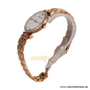 Alternative view of Emporio Armani Women’s Quartz Rose Gold Stainless Steel Mother of Pearl Dial 32mm Watch AR11294 (Shelf Leftover)