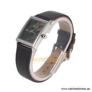 Alternative view of Elle Women’s Quartz Dark Grey Leather Strap Black Mother Of Pearl Dial 26mm Watch EL20026S03C/3 (Shelf Leftover)