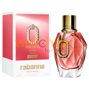 PACO RABANNE O MILLION GOLD PURE DIAMONDS EDP Perfume For Women 90ML (Original Perfume) (WFL Ref PO17844)
