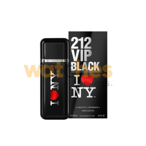 CAROLINA HERRERA 212 VIP BLACK I LOVE NY EAU DE PARFUM FOR MEN 100ML (Original Perfume) (WFL Ref PO9843)
