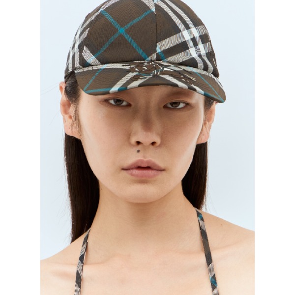 Burberry Women’s Check Baseball Cap Multicolor 8094790 - Image 7