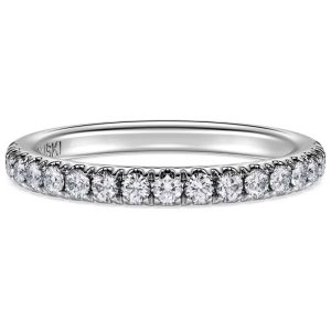Swarovski Eternity Lab-Grown Diamond Ring Round Cut White Gold 5697721