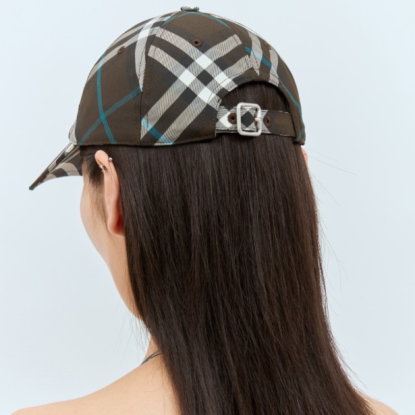 Burberry Women’s Check Baseball Cap Multicolor 8094790 - Image 9