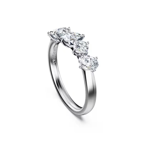 Swarovski Galaxy Ring Lab-Grown Diamonds Mixed Shapes White Gold 5688846 - Image 3