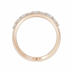 Alternative view of Swarovski North Crystal Ring White Crystal & Rose Gold-Tone Finish 5512431